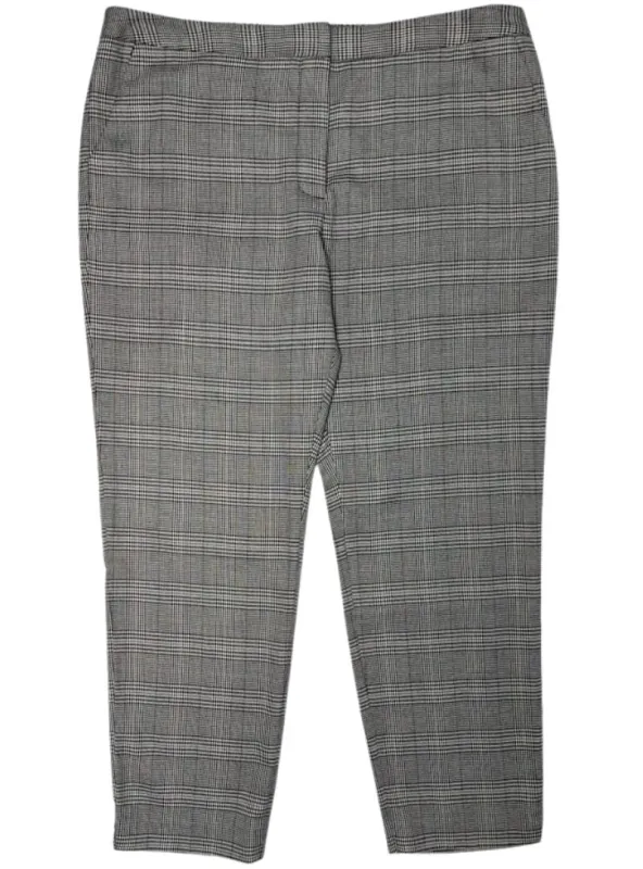 Calvin Klein #Cutlable Ladies Patterned Trouser - Black/White sold by FBO