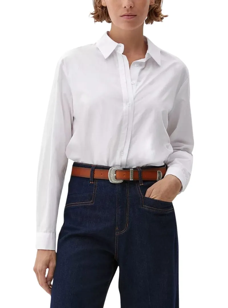 S.oliver Ladies Genuine Leather Detail Buckle Belt - Brown/Silver sold by FBO product image thumbnail 2