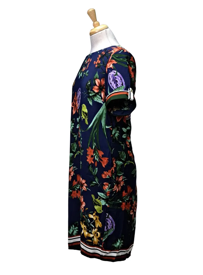 Ada Gatti Ladies Floral Dress - Navy sold by FBO product image thumbnail 2