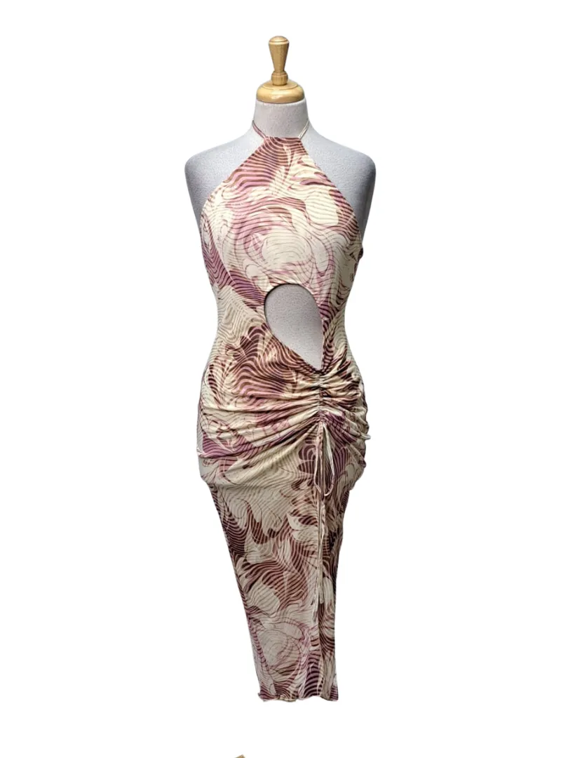 Forever 21 Ladies Cut Out Mesh Dress - Cream sold by FBO