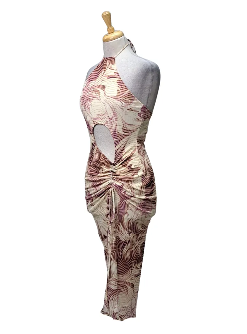 Forever 21 Ladies Cut Out Mesh Dress - Cream sold by FBO product image thumbnail 2