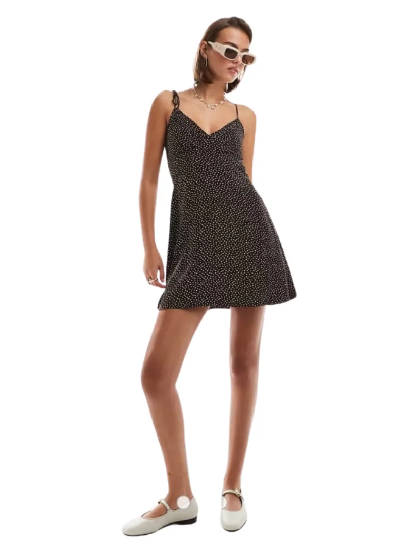 Leger Ladies Polka Dot Dress - Brown sold by FBO product image thumbnail 2