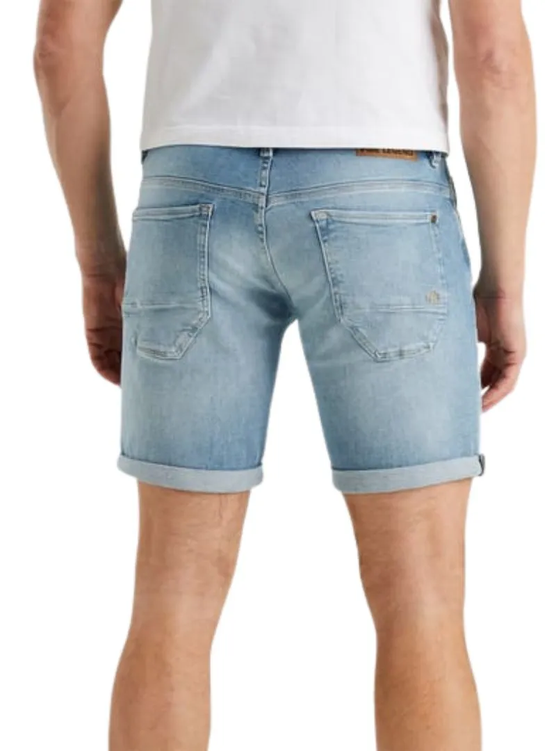 Pme Legend Mens Detailed Denim Shorts- Blue sold by FBO product image thumbnail 3