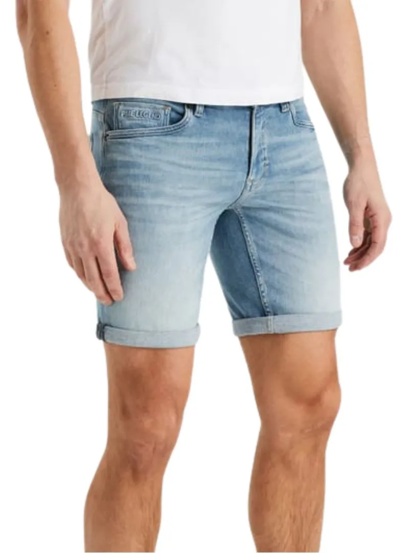 Pme Legend Mens Detailed Denim Shorts- Blue sold by FBO product image thumbnail 2