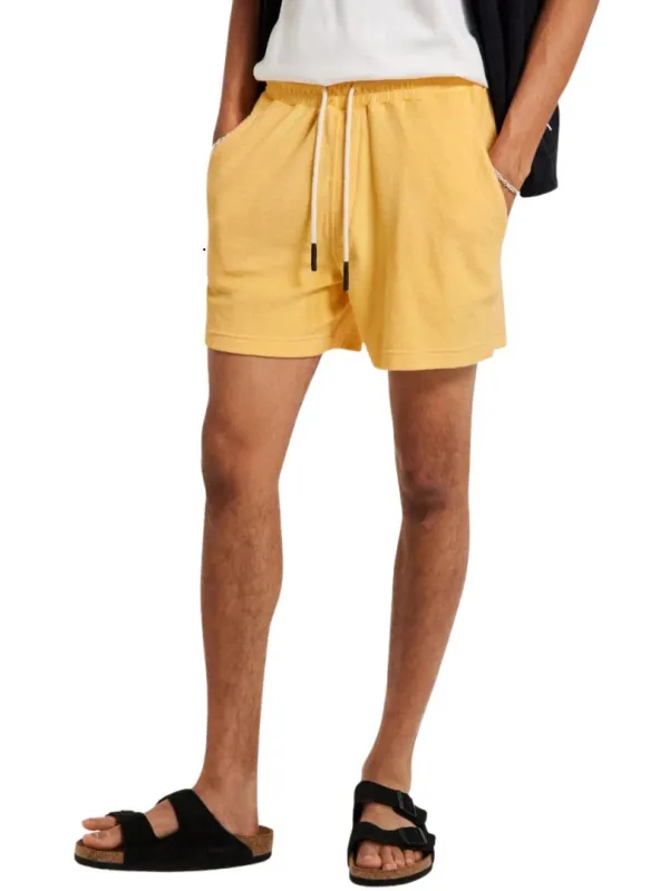 Oas Mens Terry Shorts - Peach sold by FBO