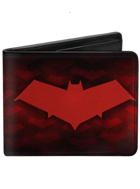 Buckle-Down Batman Unisex-Adult's Wallet - Red/Black sold by FBO