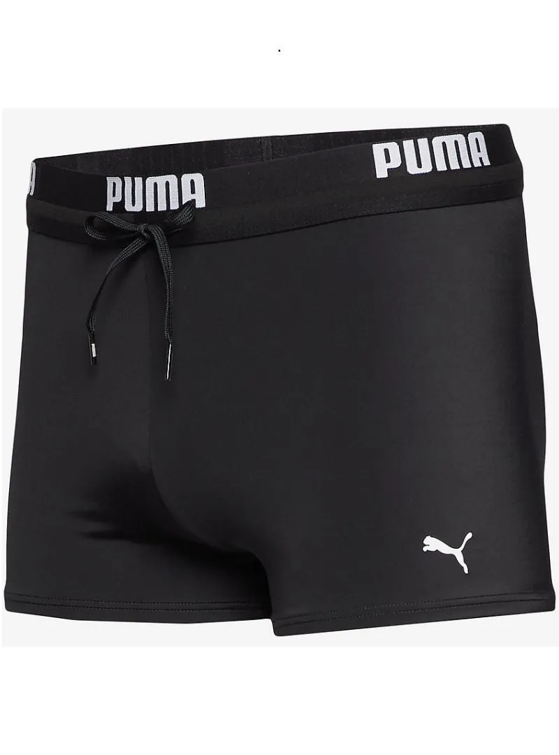 Puma Mens Swim Logo Trunk - Black/White sold by FBO product image thumbnail 3