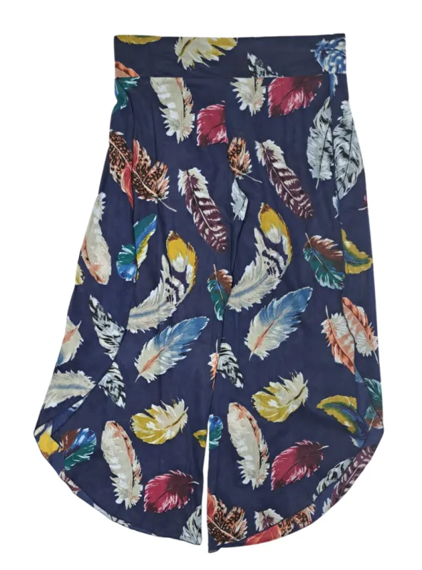 Gloko Ladies Feather printed Bottoms - Multi sold by FBO