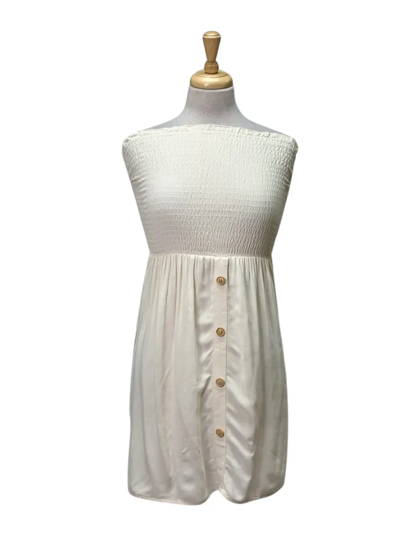 Vivance Ladies Sleeveless Dress - Beige sold by FBO