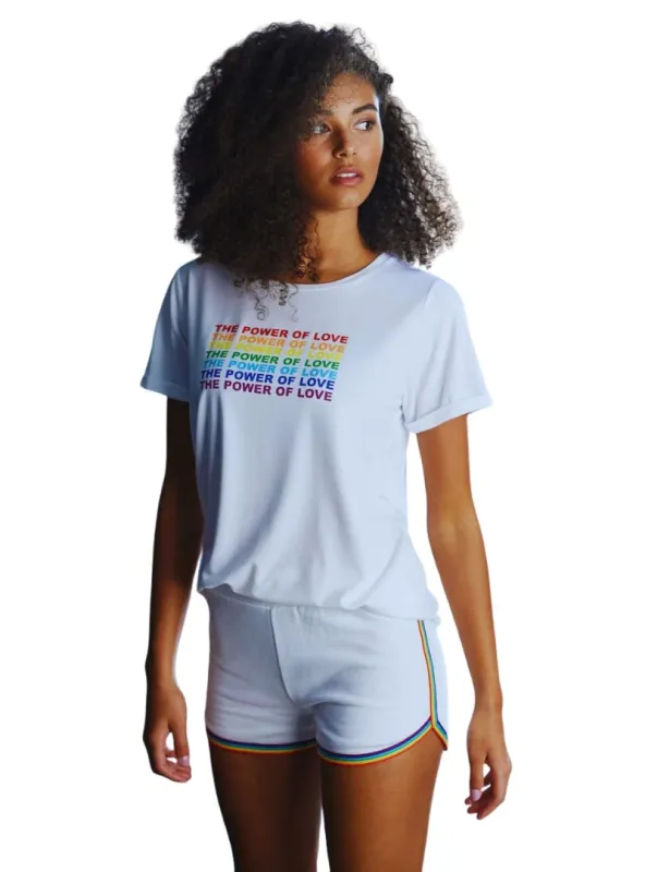 Lascana Ladies Casual T-shirt - White/Multicolor sold by FBO