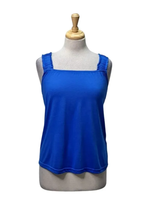 Rainbow Ladies Basic Sleeveless Top - Blue sold by FBO