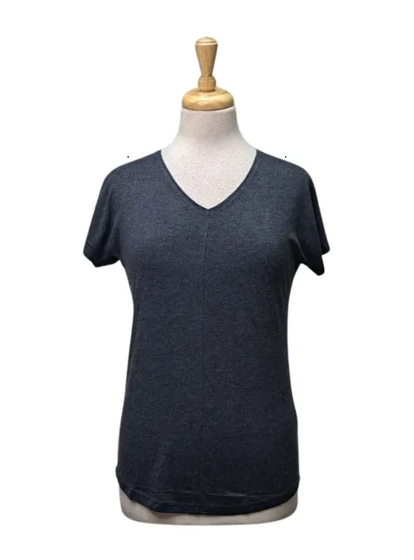 Lascana Ladies Basic Top - Grey sold by FBO