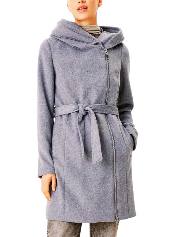 WOOL BLEND HOODIE COAT sold by FBO