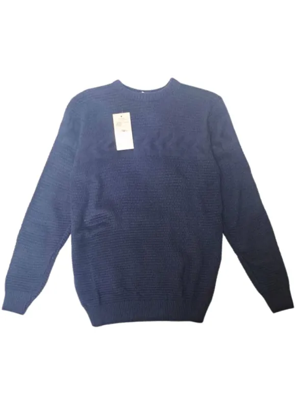 SVH Mens Knitted Pullover - Navy sold by FBO