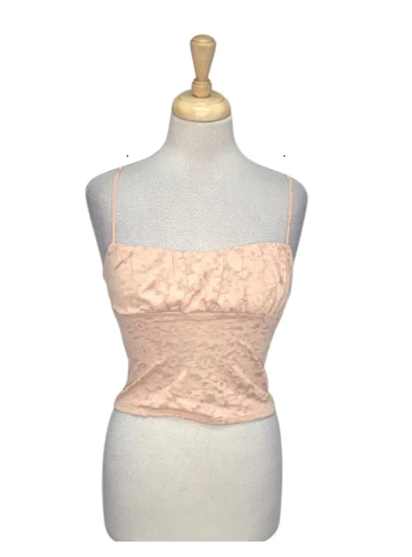 Forever 21 Ladies Cropped Tank Top - Dusty Pink sold by FBO