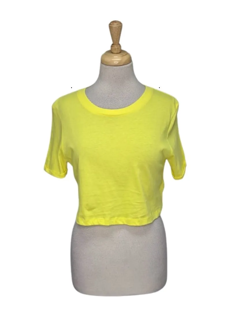 Terranova Ladies Basic Top - Yellow sold by FBO