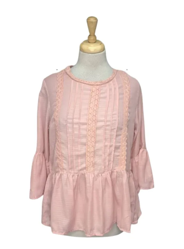 Ada Gatti Ladies Detailed Blouse - Light Pink sold by FBO