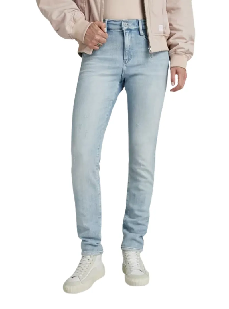 G-Star Ladies Ace 2.0 Bike Slim Jean - Blue sold by FBO