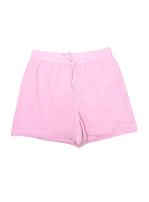 Pieces Ladies Mastina Linen Shorts - Pink sold by FBO