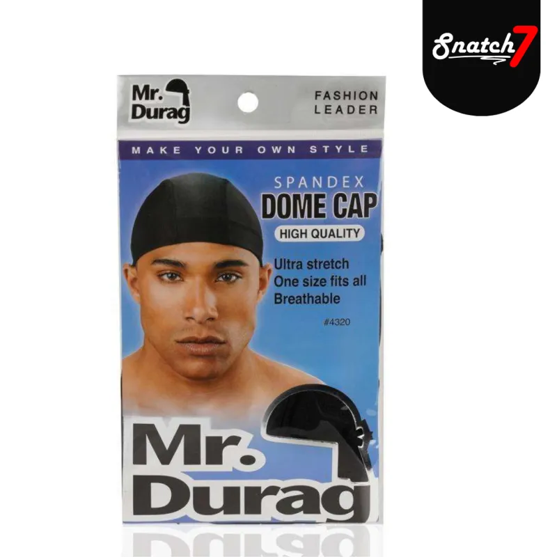 Mr. Durag Spandex Dome Cap Black sold by FBO