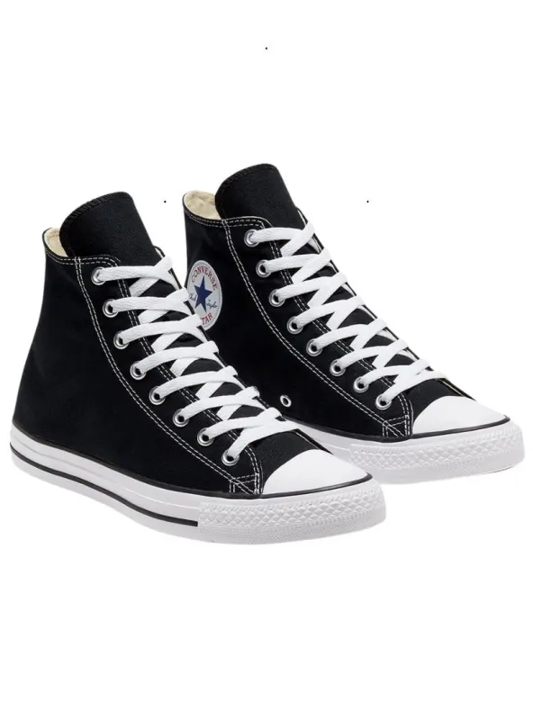 Converse  All Star Mens Ankle Sneaker - Black/White/Silver sold by FBO