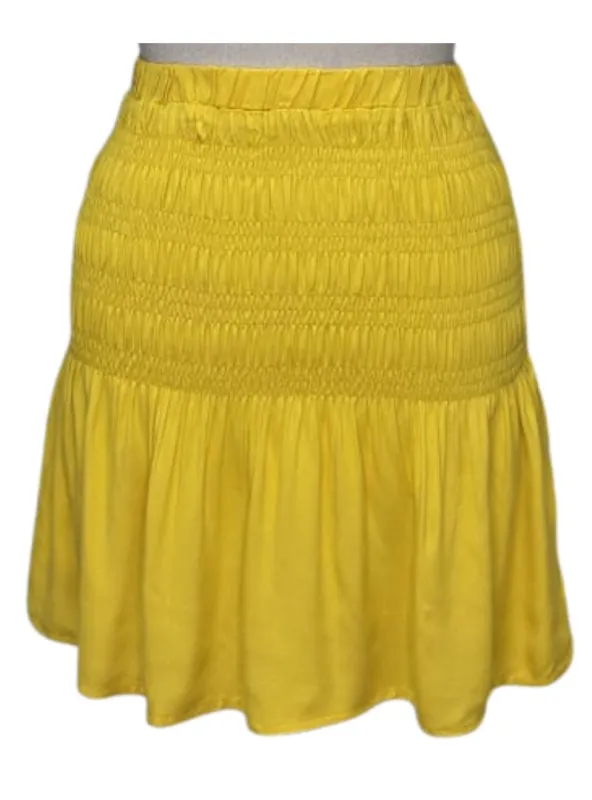 Forever 21 Ladies Basic Skirt - Yellow sold by FBO