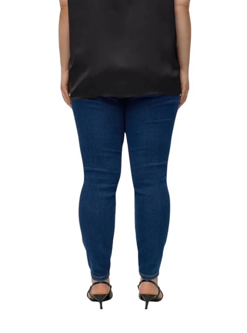 Vero Moda Curve Ladies VMCELLY Mr Skinny Jeans - Blue sold by FBO product image thumbnail 3