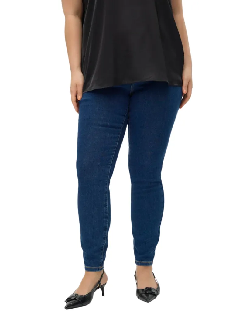 Vero Moda Curve Ladies VMCELLY Mr Skinny Jeans - Blue sold by FBO product image thumbnail 2