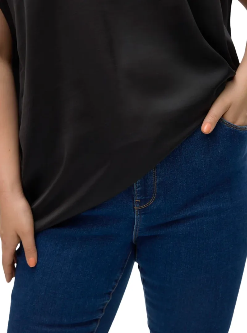 Vero Moda Curve Ladies VMCELLY Mr Skinny Jeans - Blue sold by FBO product image thumbnail 4