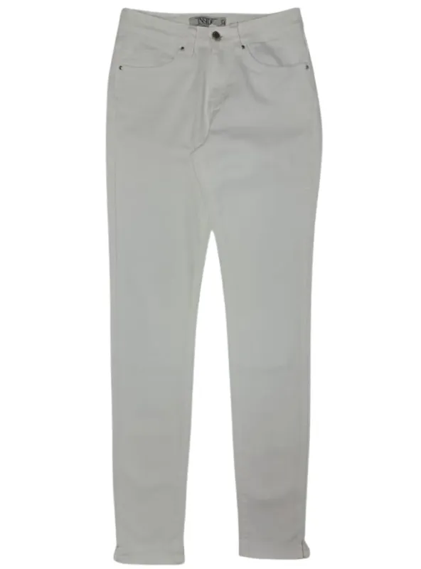 Iside Ladies Basic Jeans - White sold by FBO