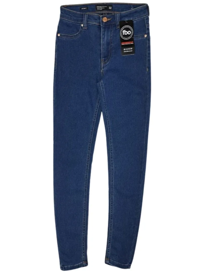 House/Denim Ladies Low Waist Skinny Jean - Blue sold by FBO