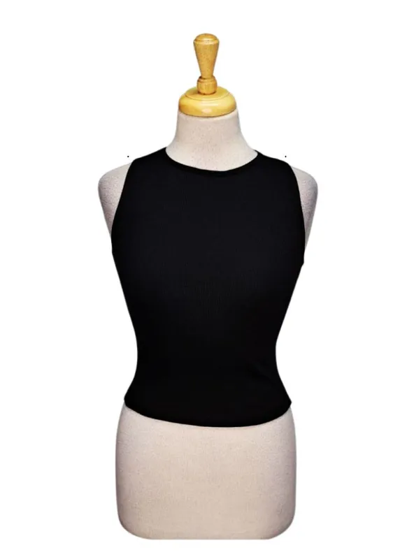 Lascana Ladies Open Back Top - Black sold by FBO
