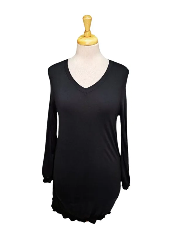 Bpc Collection Ladies Long Sleeve T-shirt - Black sold by FBO