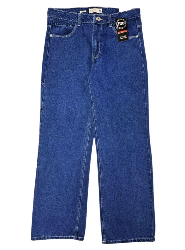 House Denim Ladies Wide Leg Jean - Blue sold by FBO
