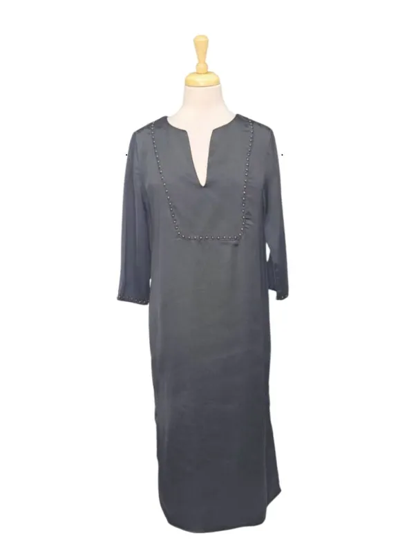 Lamorena Ladies Midi Detailed Dress - Black sold by FBO