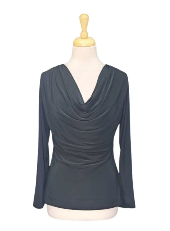 Jane Norman Ladies Long Sleeve Blouse - Black sold by FBO