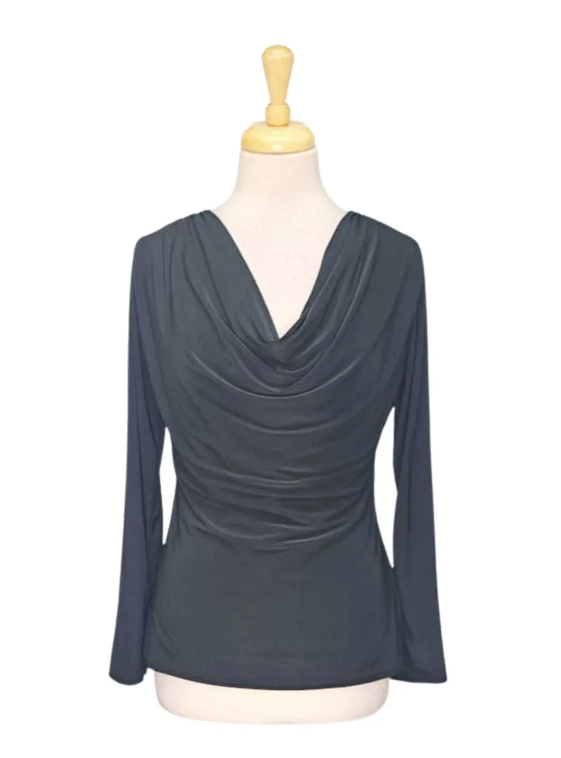 Jane Norman Ladies Long Sleeve Blouse - Black sold by FBO