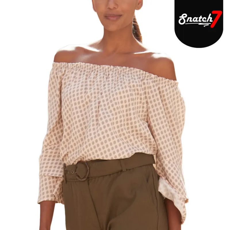 Lascana Ladies Off Shoulder Blouse - Nude sold by FBO