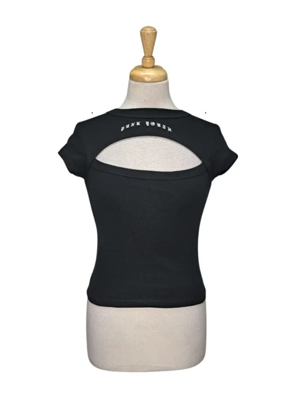 Forever 21 Ladies Print Detail Top - Black/White sold by FBO