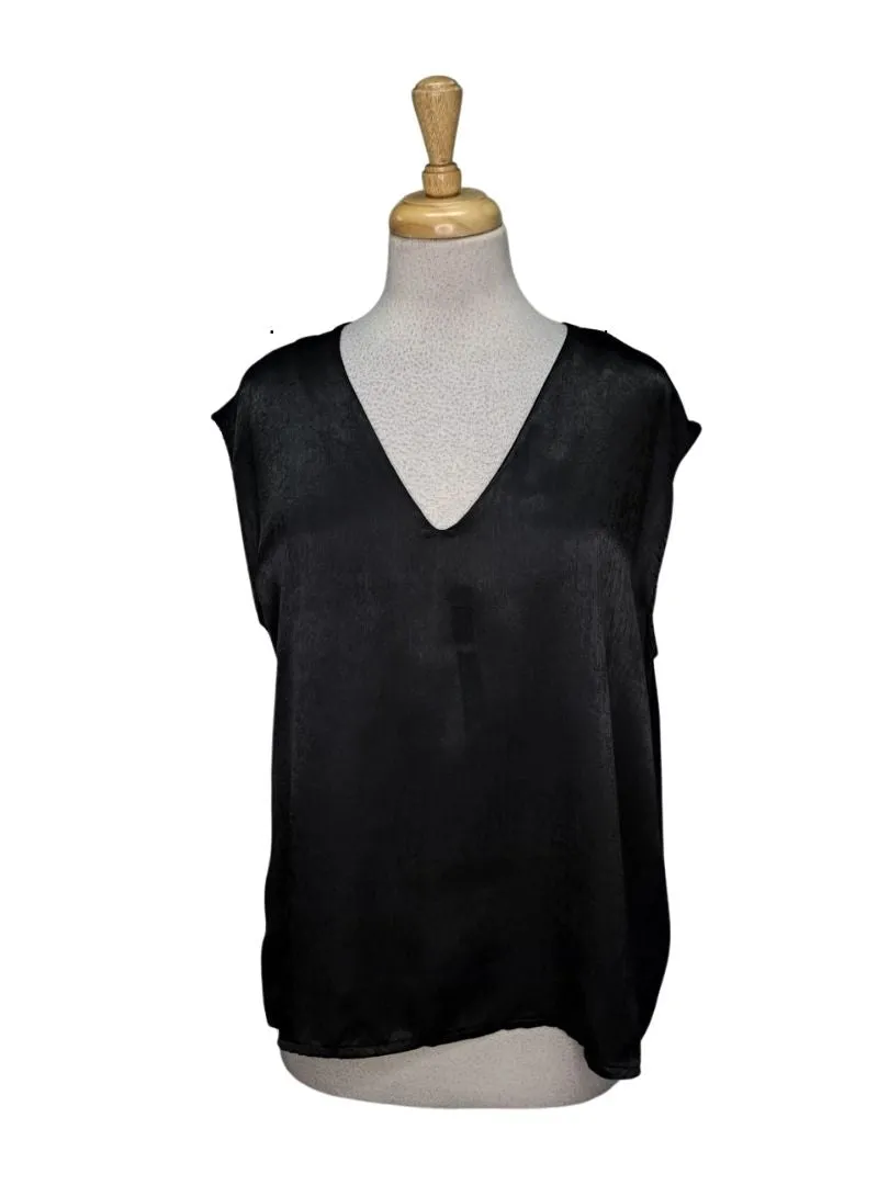 Reserved Ladies V Neck Blouse - Black sold by FBO