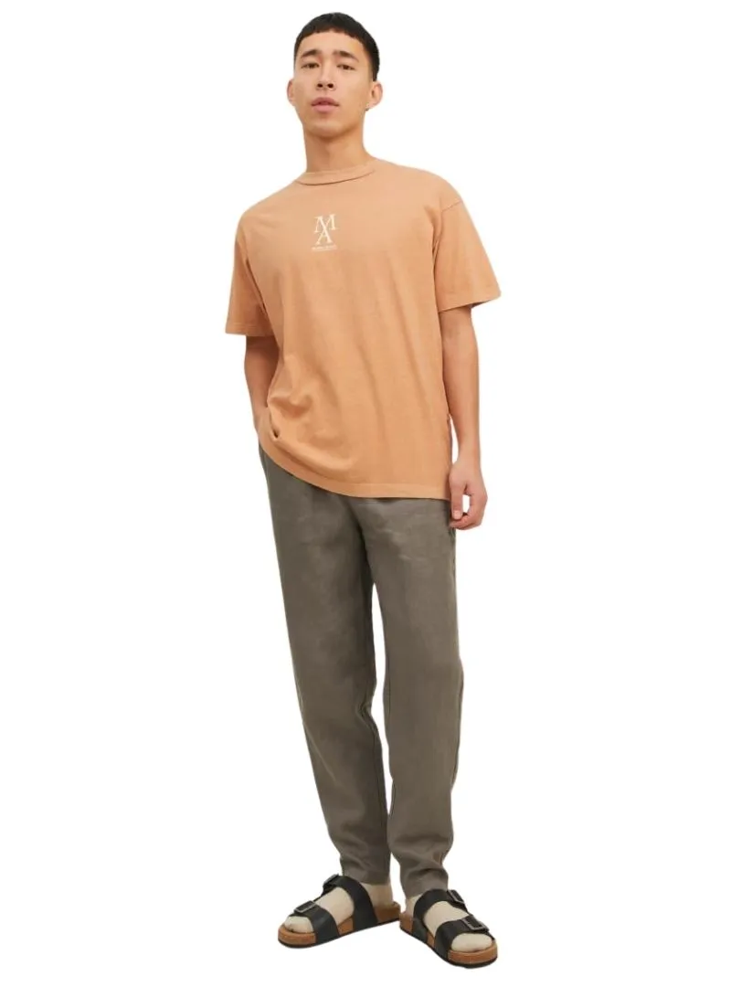 Jack & Jones Mens Relaxed Straight Fit Trouser - Khakhi sold by FBO