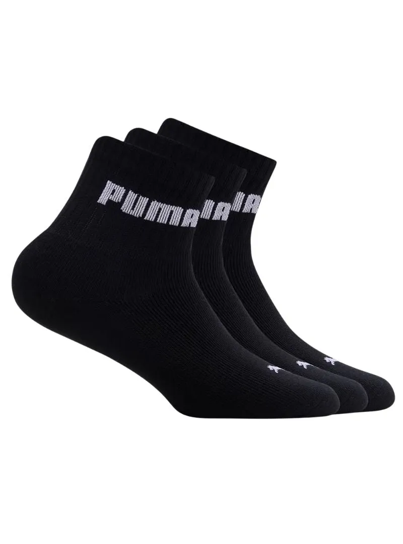 Puma 3-Pairs Ankle Socks - Black/White sold by FBO