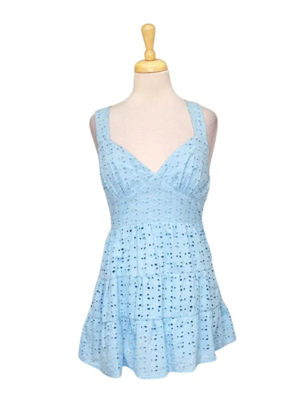 Forever 21 Ladies Mini Strappy Dress - Blue sold by FBO