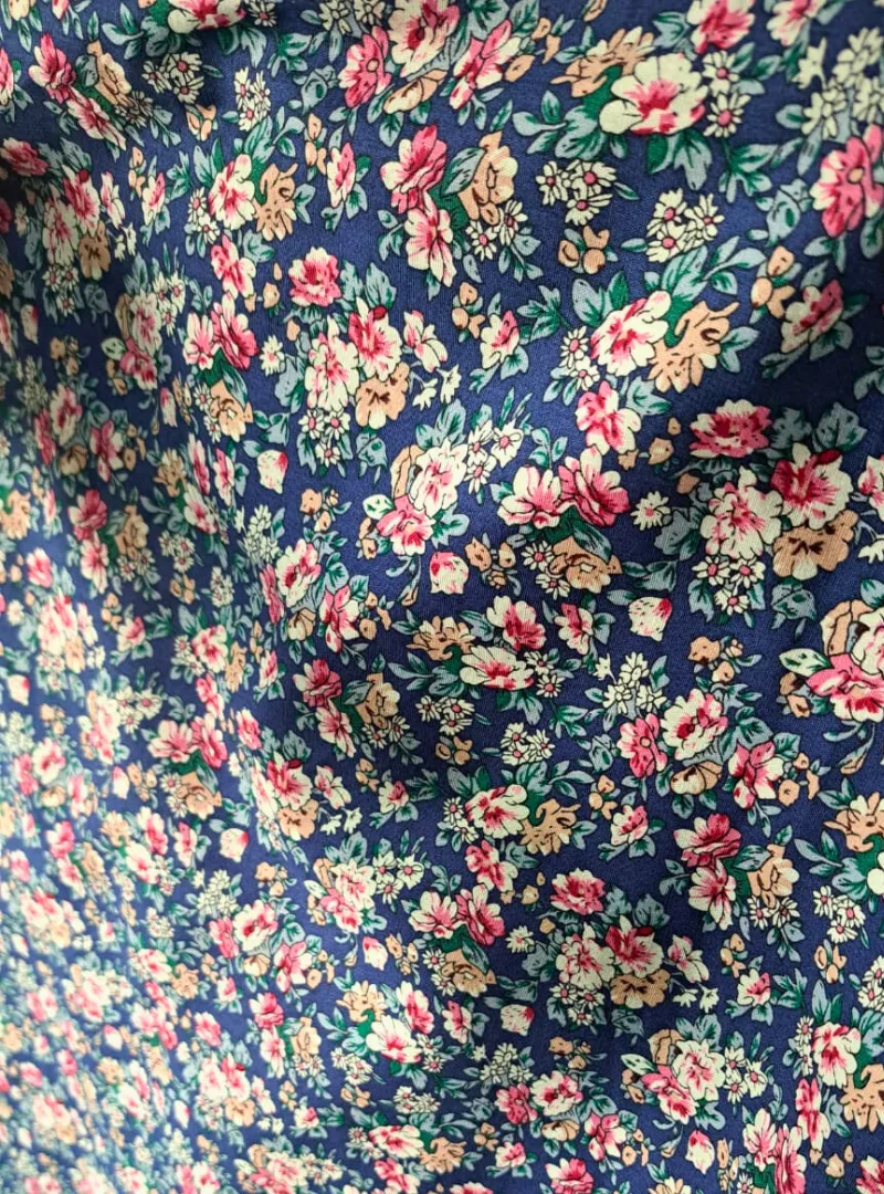 Olivy Floral Wrap Skirt with Ruffle - Blue sold by FBO product image thumbnail 2