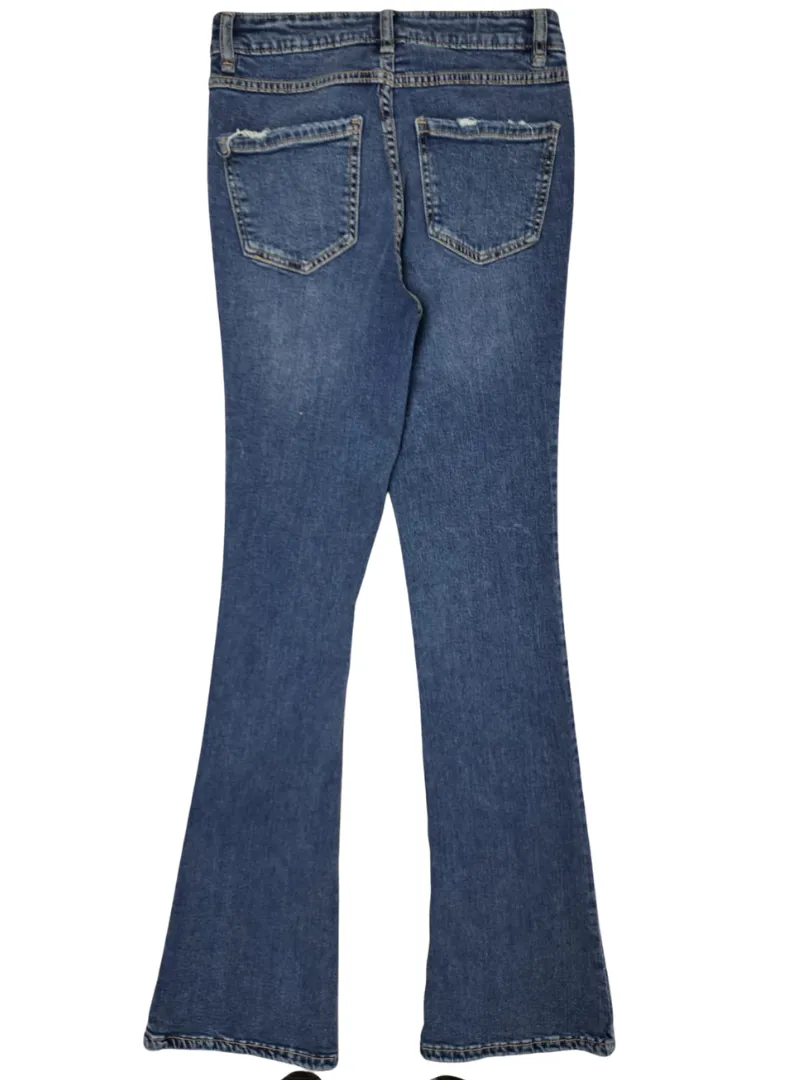 Reserved Ladies Rib Detail Bootcut Jeans - Blue sold by FBO product image thumbnail 2