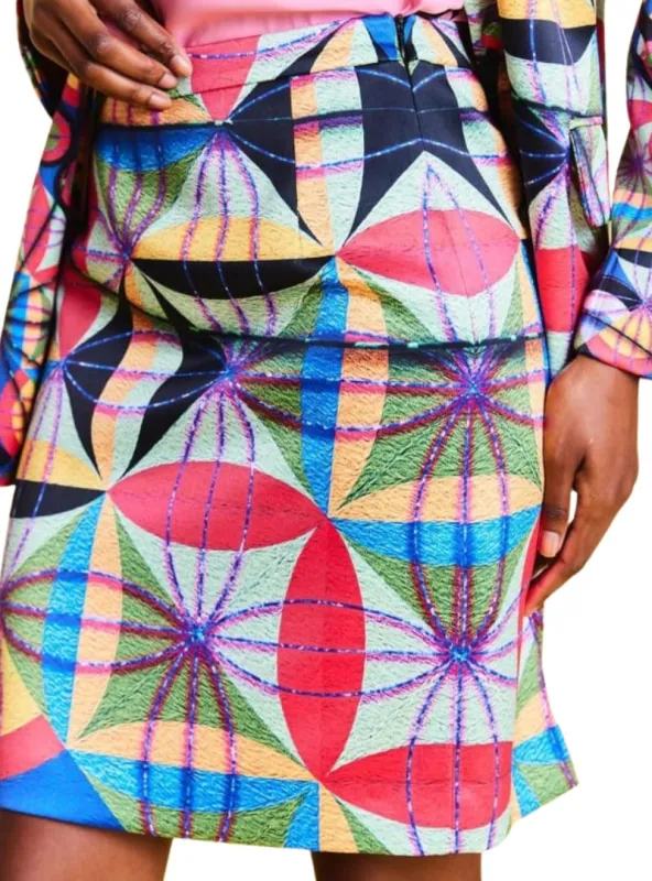 Vanessa Gounden Ladies Giorgina Formal Skirt - Multi Colour sold by FBO