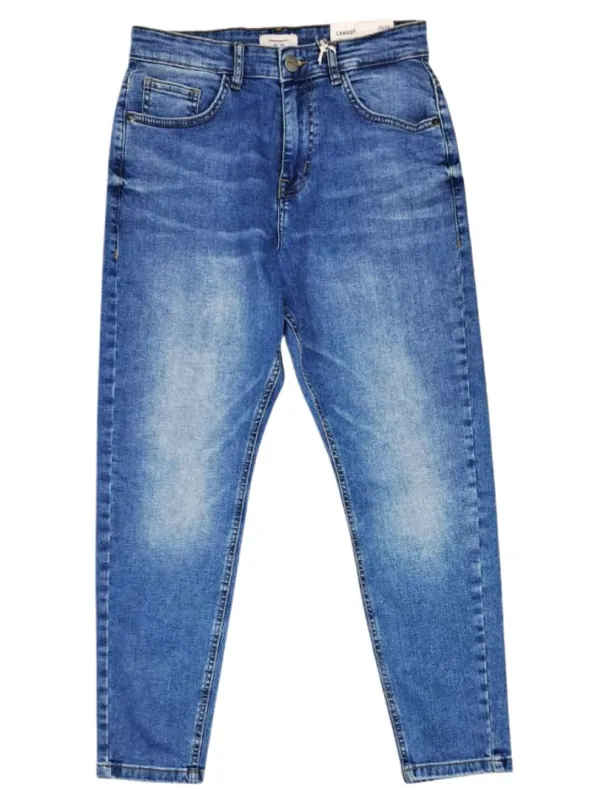 House Brand Ladies Ankle Jean - Blue sold by FBO