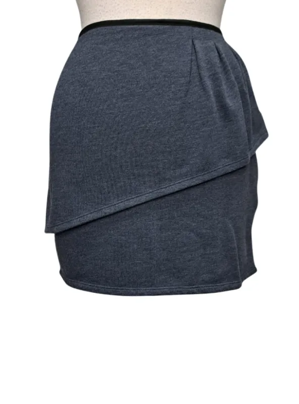 Promod Ruffle Skirt - Blue Grey sold by FBO