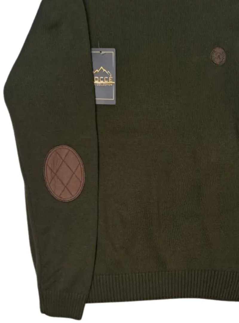 Rocce Mens Basic Knit Top - Green/Brown sold by FBO product image thumbnail 2