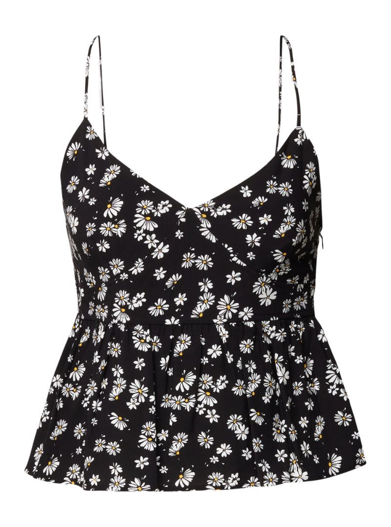 FLORAL DETAILED STRAPPY PEPLUM TOP sold by FBO product image thumbnail 5